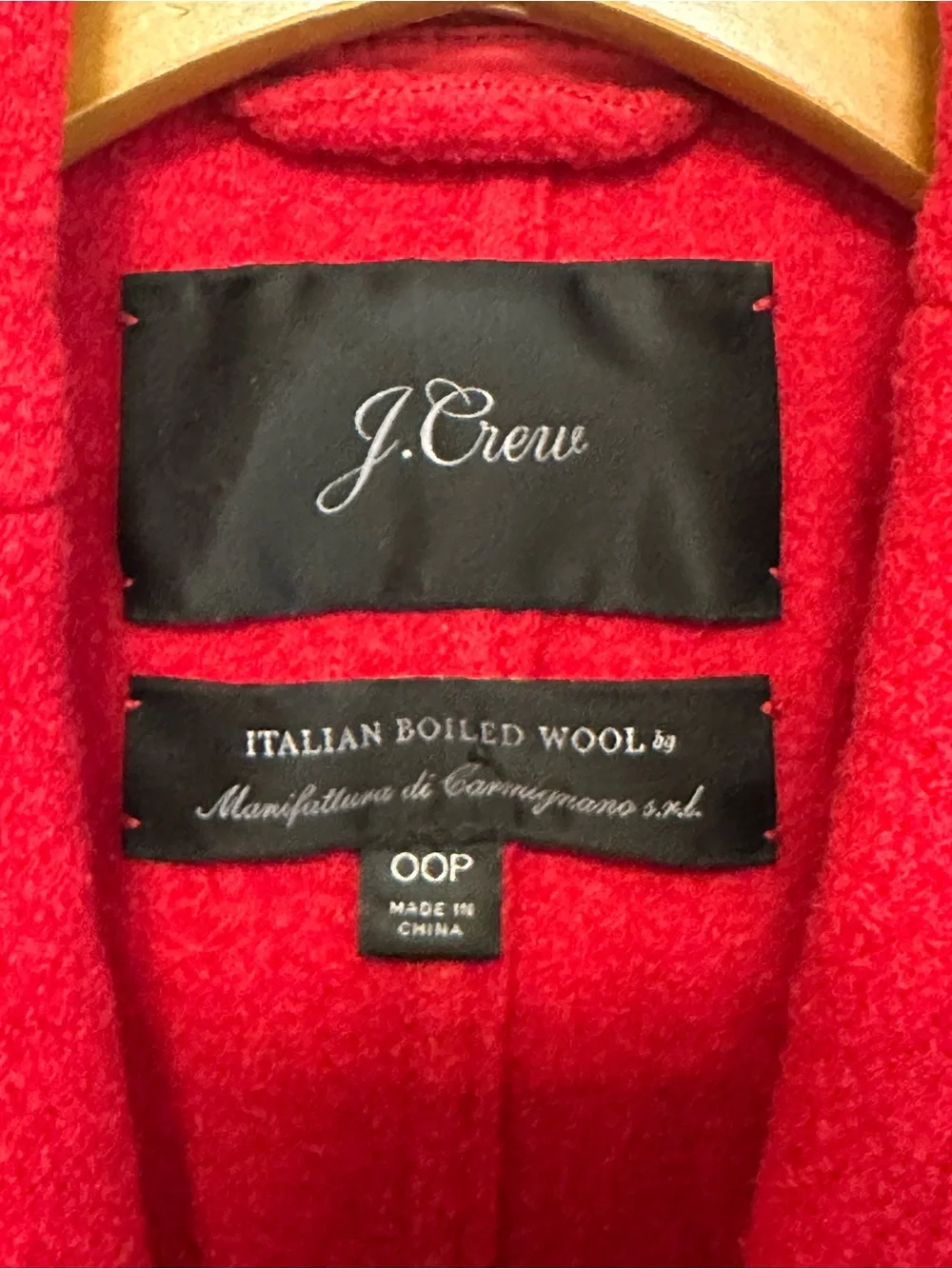 J Crew Daphne Top Coat 100% Italian Wool Size 00P